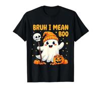 Fantôme d'halloween Amusant Bruh I Mean Boo Bruh Ghost Halloween T-Shirt Graphique avec Valeur