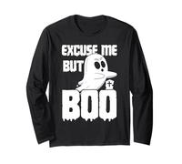 Fantôme d'halloween Amusant Excuse Me But Boo Manche Longue