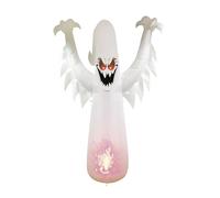 Fantôme d'Halloween Figure gonflable Décoration Fête 200 cm Effrayant blanc Cool, Couleur : Blanc