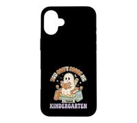 Fantôme d'halloween « You Cant Scare Me I Teach Kindergarten » Coque pour iPhone 16 Plus