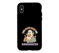 Fantôme d'halloween « You Cant Scare Me I Teach Kindergarten » Coque pour iPhone X/XS