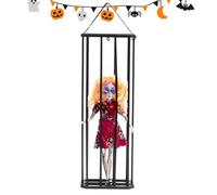 Fantôme effrayant en prisonnier | Halloween Sensing Prisonnier Fantôme Pendentif Ornement Effrayant - Accessoires pour Intérieur et Extérieur Décoration Saisonnière pour Blagues Gag pour Jardin,