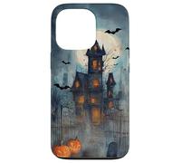 Fantôme Effrayant hanté Gothique d'halloween Coque pour iPhone 13 Pro