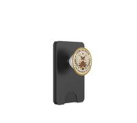 Fantôme Effrayant Papillon Floral rétro Living The Dream PopSockets PopWallet pour MagSafe