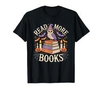 Fantome Enseignant d'halloween Lis Plus De Livres T-Shirt