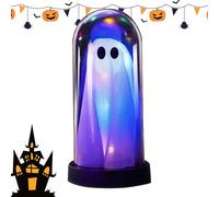 Fantôme - Fantôme Flottant Éclairé pour Chambre à Coucher,Ornement d'horreur pour Bureau, Décorations d'halloween pour Fête Escape Room Soirée