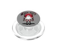 Fantôme Fille Balançoire Floral Lune Rouge Halloween PopSockets PopGrip pour MagSafe