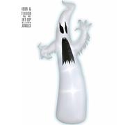 Fantôme Gonflable Et Lumineux 244 Cm Halloween Taille Unique Blanc