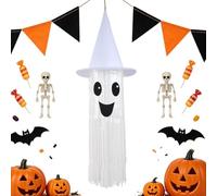 Fantôme Halloween Décoration Extérieure À Glands Suspendue Effrayante avec | Décorations Fantôme D'Halloween Pour Maisons Hantées Fête Intérieur Cheminée Pelouse Jardin Porche Porte
