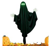 Fantôme Halloween pour extérieur Yeux Brillants Halloween Décoration