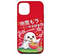 Fantôme Kawaii, Amateur de Ramen, Esprit Floral d'halloween Coque pour iPhone 12/12 Pro