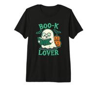 Fantôme lisant Boo-K Lover T-Shirt Haut de Gamme