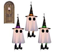 Fantôme Lumineux 3 Pièces de Déco Halloween Maison