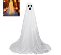 Fantôme Lumineux, Grande Décoration D'halloween Extérieure Avec Télécommande, Décoration Fantôme Scintillante Avec Guirlande Lumineuse LED, Kit De Décoration Fantômes à Faire Soi-Même(Style A,1pc)