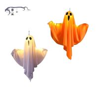 Fantôme Lumineux Halloween, Décoration Fantôme Suspendue, Posture Réglable, 3 Modes De LumièRe pour Répondre à Différentes Humeurs Et Ajouter Une Ambiance Festive
