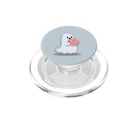 Fantôme Menthe avec Un Donut Kawaii pour Les Amateurs d'halloween PopSockets PopGrip pour MagSafe