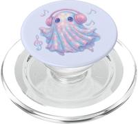 Fantôme Mignon Casque Audio Kawaii Pastel Girly Musique PopSockets PopGrip pour MagSafe