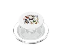 Fantôme Mignon Effrayant lisant des Livres Magiques fantastiques PopSockets PopGrip pour MagSafe