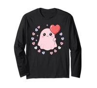 Fantôme Mignon Effrayant Valentine Kawaii cœur esthétique Amour Manche Longue