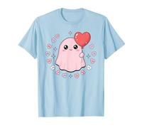 Fantôme Mignon Effrayant Valentine Kawaii cœur esthétique Amour T-Shirt
