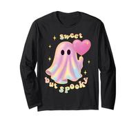 Fantôme Mignon Rose Pastel Doux Effrayant rétro 90 y2k Manche Longue