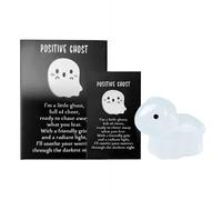 Fantôme mystère phosphorescent avec coffret cadeau, mini figurines de fantôme lumineux de collection, figurines de fantômes d'Halloween en résine, cadeaux de fête d'Halloween positifs pour décoration