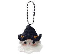 Fantôme positif au crochet - Soutien émotionnel - En peluche - Créatif - Unique - Laine douce - Pour bureau, collège