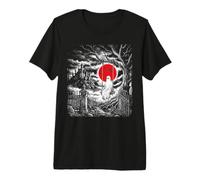 Fantôme sur balançoire au château hanté sous la Lune T-Shirt Haut de Gamme
