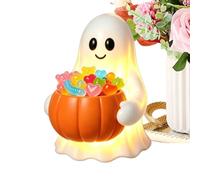 Fantôme Tenant Bol À Bonbons Bol Lumineux d'halloween