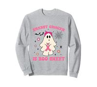 Fantôme Tenant Un Ruban Rose pour la Sensibilisation au Cancer du Sein Sweatshirt