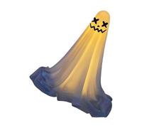 Fantômes debout à piles pour Halloween - 165 cm de hauteur - Atmosphères étranges - Création d'atmosphères pour porche et jardin - Décoration de cour - Spectres d'Halloween réglables