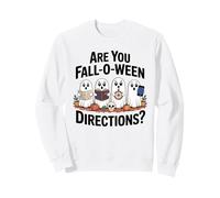 Fantômes d'halloween Amusants « are You Fall-O-Ween Directions » Mignons Sweatshirt