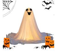 Fantômes d'Halloween - Décoration extérieure - Accessoires de fête - Décorations extérieures pour patio, cour, porche, pelouse, vacances, maison, allée, jardin, porte d'entrée