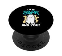 Fantômes d'halloween Fantômes et Esprits Je suis Spook et toi PopSockets PopGrip Adhésif