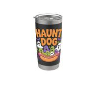 Fantômes drôles de chien de hante d'Halloween Gobelet isotherme en acier inoxydable double paroi