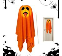 Fantômes étincelants d'Halloween, fantômes d'Halloween en plein air - Décoration fantôme de porte d'Halloween | Décoration effrayante du fantôme de la porte d'Halloween, décoration