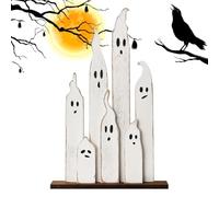 Fantômes Halloween Décorations Centres de table en bois charmants