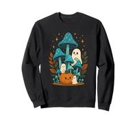 Fantômes Mignons avec des Champignons Sweatshirt
