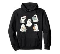 Fantômes Mignons effrayants se préparant pour bébé Halloween Sweat à Capuche