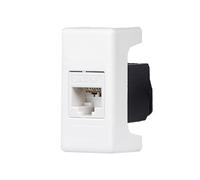 FANTON 23700-37 Prise de données RJ45 UTP 180° cat.5e sertissage sans outil avec adaptateur pour plaques et supports GEWISS SYSTEM