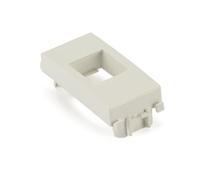 FANTON 23913-B10 Kit 10 adaptateurs de type Keystone pour plaques et supports VIMAR ARKE couleur blanche