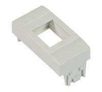 FANTON 23936-B10 Kit de 10 adaptateurs de type Keystone pour plaques et supports BTICINO LIVING LIGHT couleur blanche