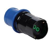 FANTON 78100-E Adaptateur industriel Bleu Prise CEE vers Schuko 2P+T 16A 220V IP44