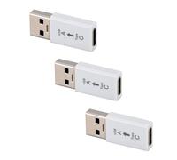FANTON 82870-B3 Adaptateur USB 2.0 A Prise USB-A Prise USB-C - Set de 3 pièces