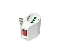 FANTON 87310 adaptateur prise d'alimentation Type L (IT) Type L (IT) + Type F Blanc