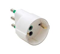 FANTON Adaptateur Prise SCHUKO 2P + T 16A CF050 Blanc
