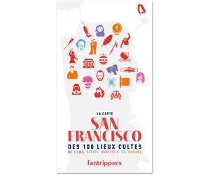 Fantrippers Carte de San Francisco des 100 lieux cultes - Livres