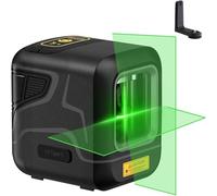 Fanttik D2 Niveau laser Autonivelant, Laser à Lignes Vert 30m, Batterie Rechargeable, Charge USB-C, Support Magnétique 360°, Mode Pulsation, IP54, pour Bricolage et Décoration -Noir (noir)