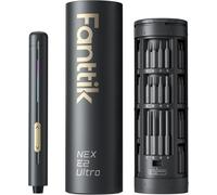 Fanttik E2 Ultra Mini Tournevis électrique sans fil, max. 0,6 N·m, 50 embouts magnétiques, hexagonal 5/32'', rangement magnétique, outil de réparation pour appareils électroniques, appareils photo, or