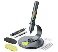 Fanttik T1 Max kit de fer à souder sans fil, chauffe rapide en 7 secondes (390 °C à 840 °C), mise en veille automatique, 4 pointes de souder précises (C210), support orientable à 360°, fer à souder po